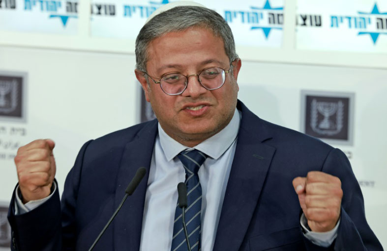 بن غفير وزيرا للشرطة في الائتلاف الحاكم الجديد بإسرائيل 
