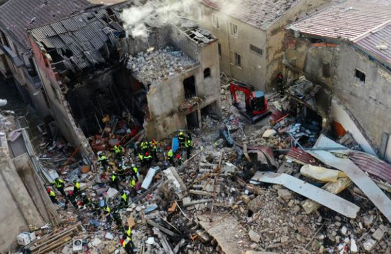  31 مصابا في انفجار مبنى في إيطاليا يؤوي طالبي لجوء 