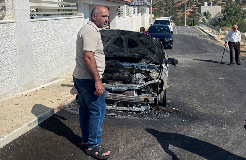 مستوطنون يهاجمون قرية مسيحية في الضفة الغربية 