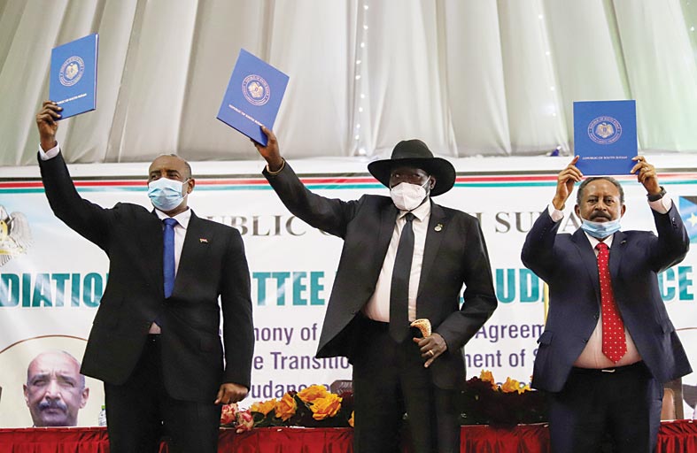 احتفال رسمي باتفاق تاريخي للسلام في السودان 