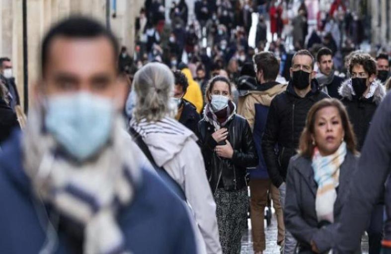   نصف مليون إصابة بكوفيد  في فرنسا في يوم واحد 
