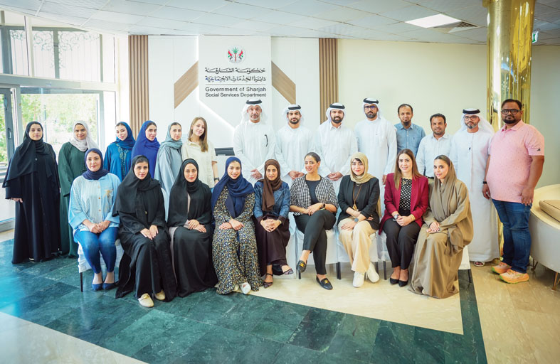 الشارقة لإدارة الأصول تنظم زيارة إلى دار رعاية المسنين 