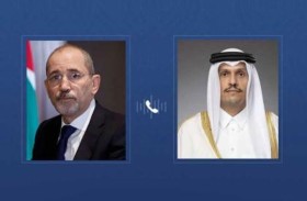 رئيس الوزراء القطري يبحث مع وزير الخارجية الأردني المستجدات الإقليمية