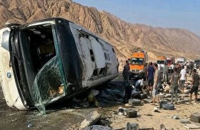   22 قتيلا بينهم عشرة أردنيين بانقلاب حافلة في جنوب سيناء