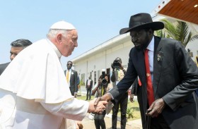  البابا يختتم زيارته إلى جنوب السودان بقداس في الهواء الطلق 