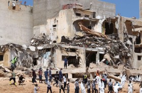 ليبيا تواصل البحث عن قتلاها ومفقوديها بعد أسبوع على الفيضانات 