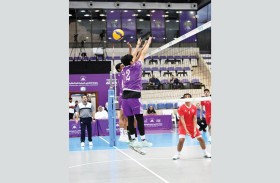 النصر البحريني بالعلامة الكاملة في دولية الناشئين للكرة الطائرة بالعين