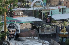 اعتصام في غزة يطالب بوقف اشتباكات عين الحلوة